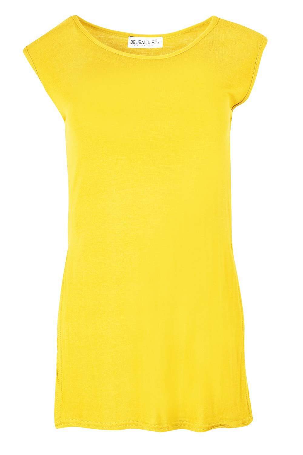 Millie Side Split Oversized Basic Vest Top - bejealous-com
