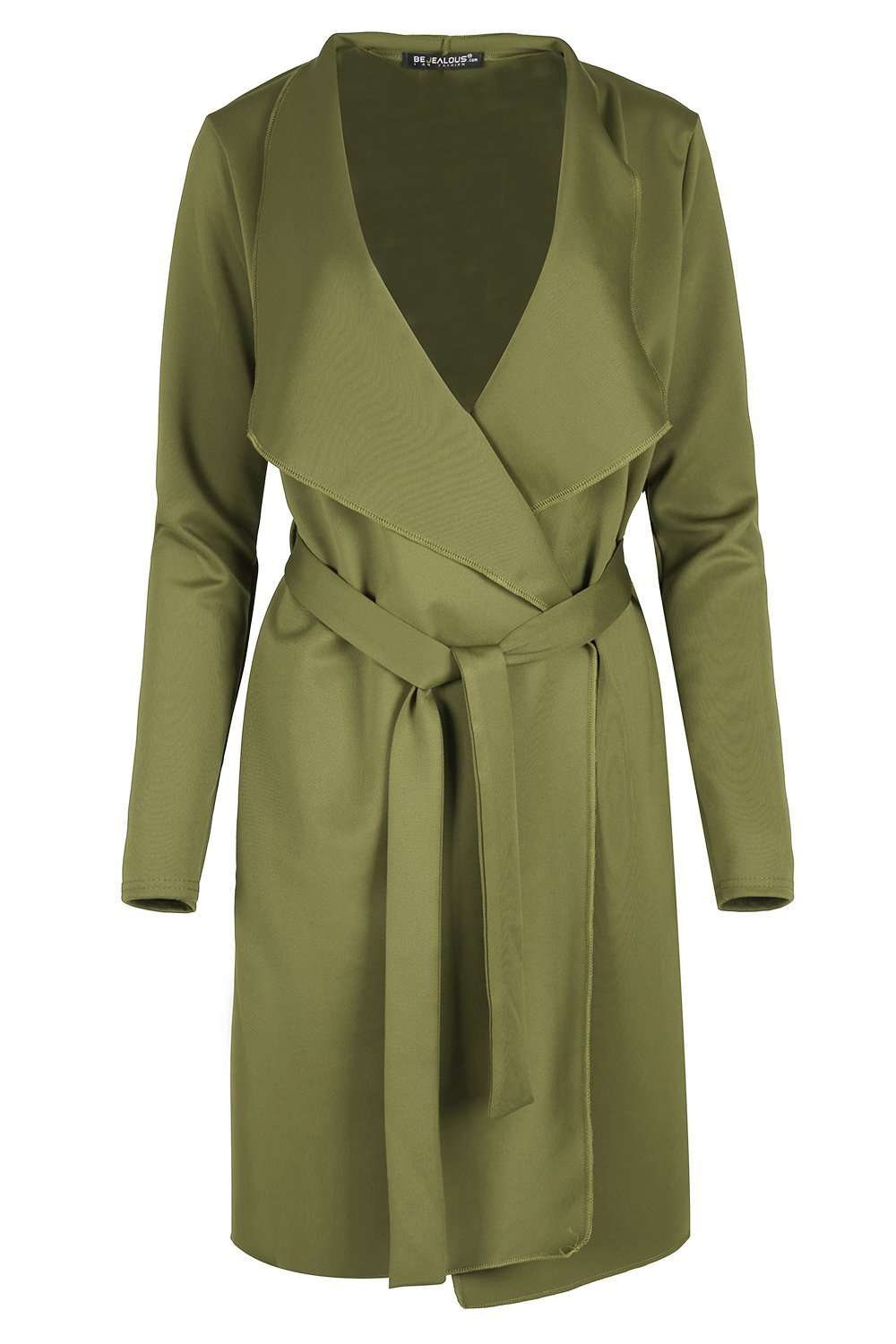 Molly Long Sleeve Waterfall Duster Coat - bejealous-com