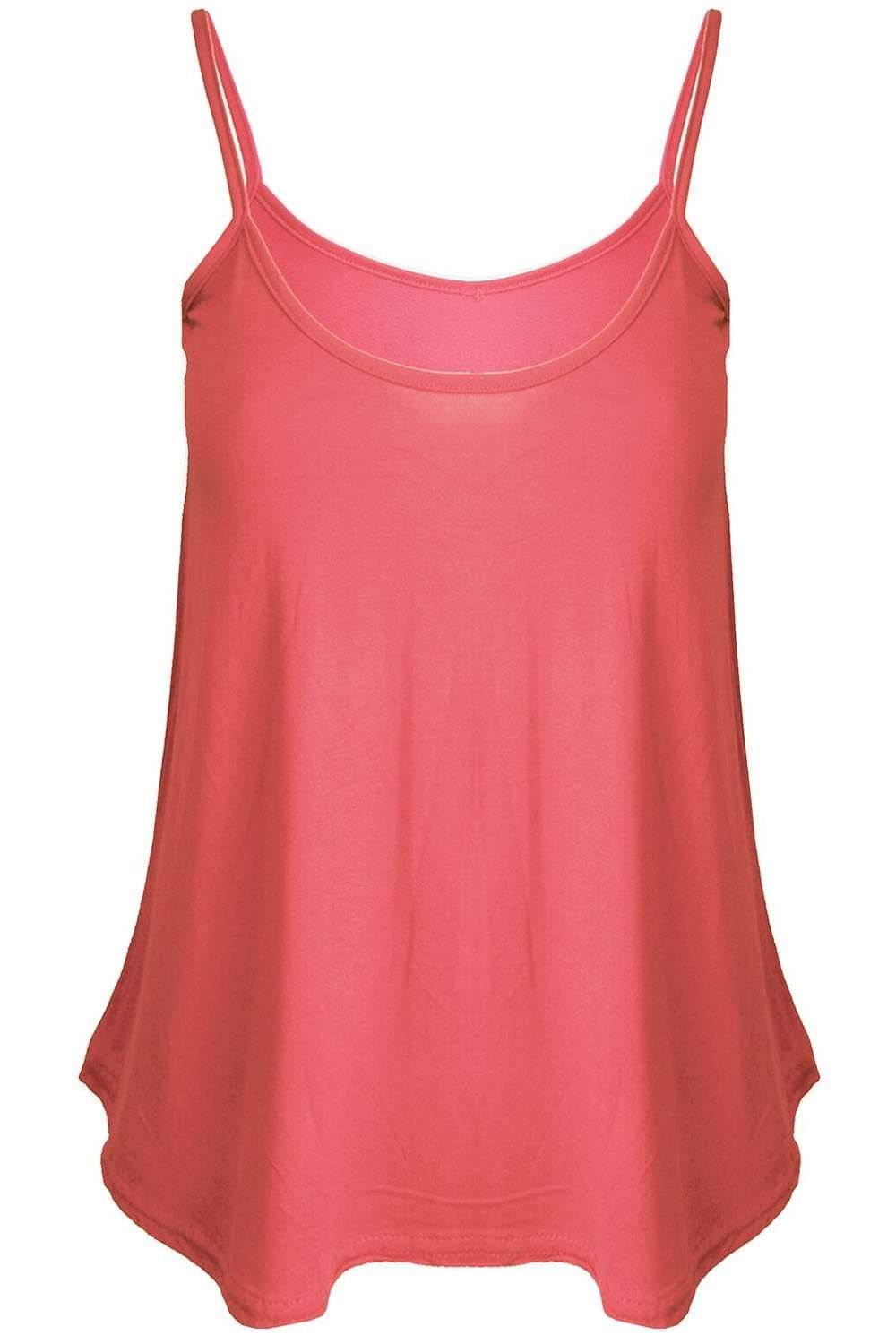 Mustard Strappy Basic Cami Swing Top - bejealous-com