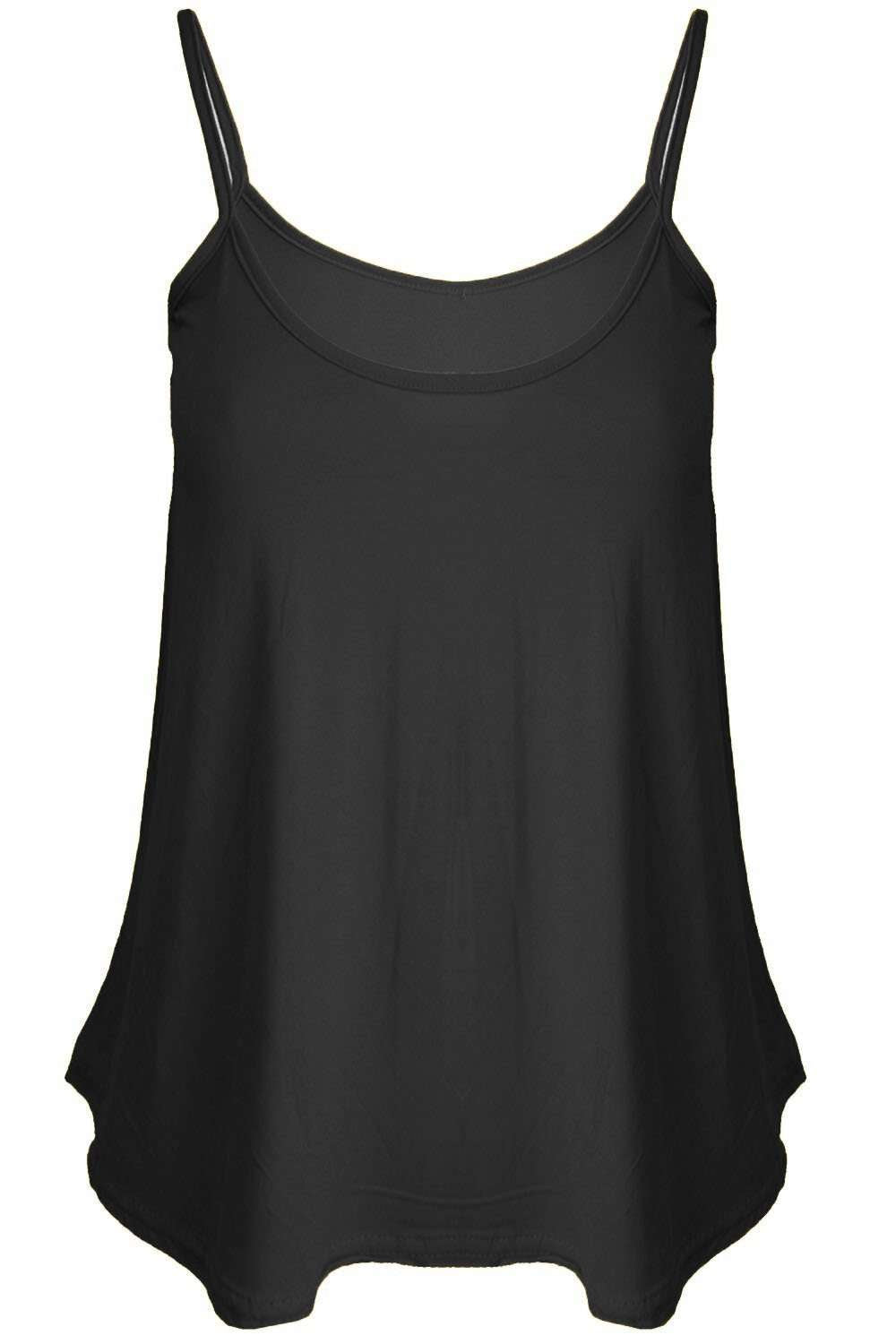 Mustard Strappy Basic Cami Swing Top - bejealous-com