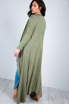 Niamh Open Front Waterfall Cardigan - bejealous-com