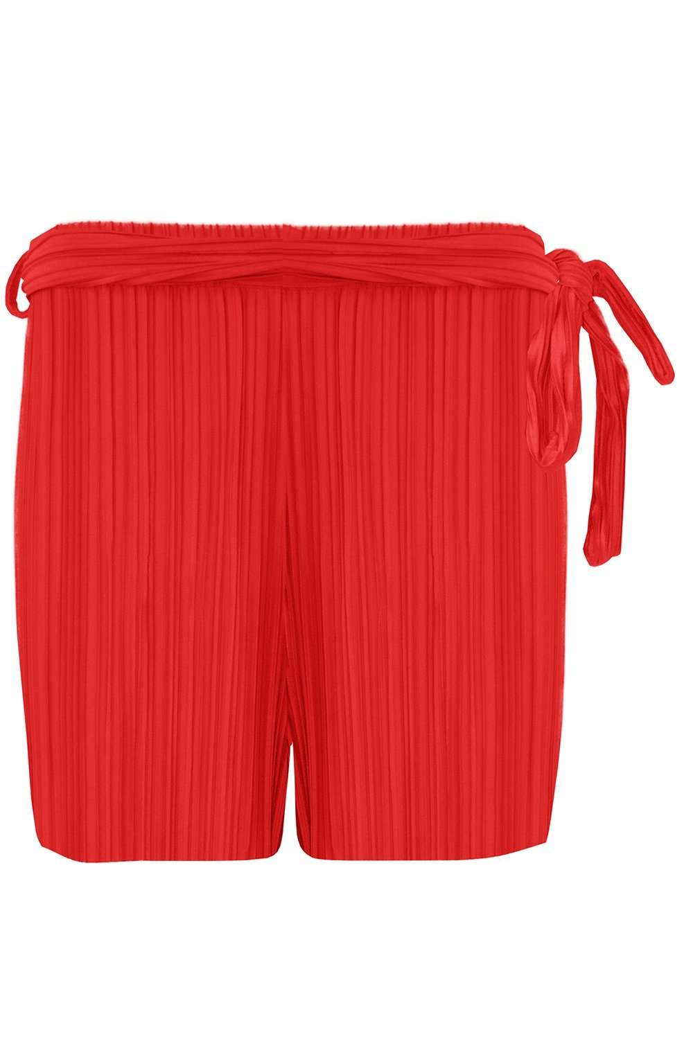 Nikki High Waisted Belted Pleated Shorts - bejealous-com