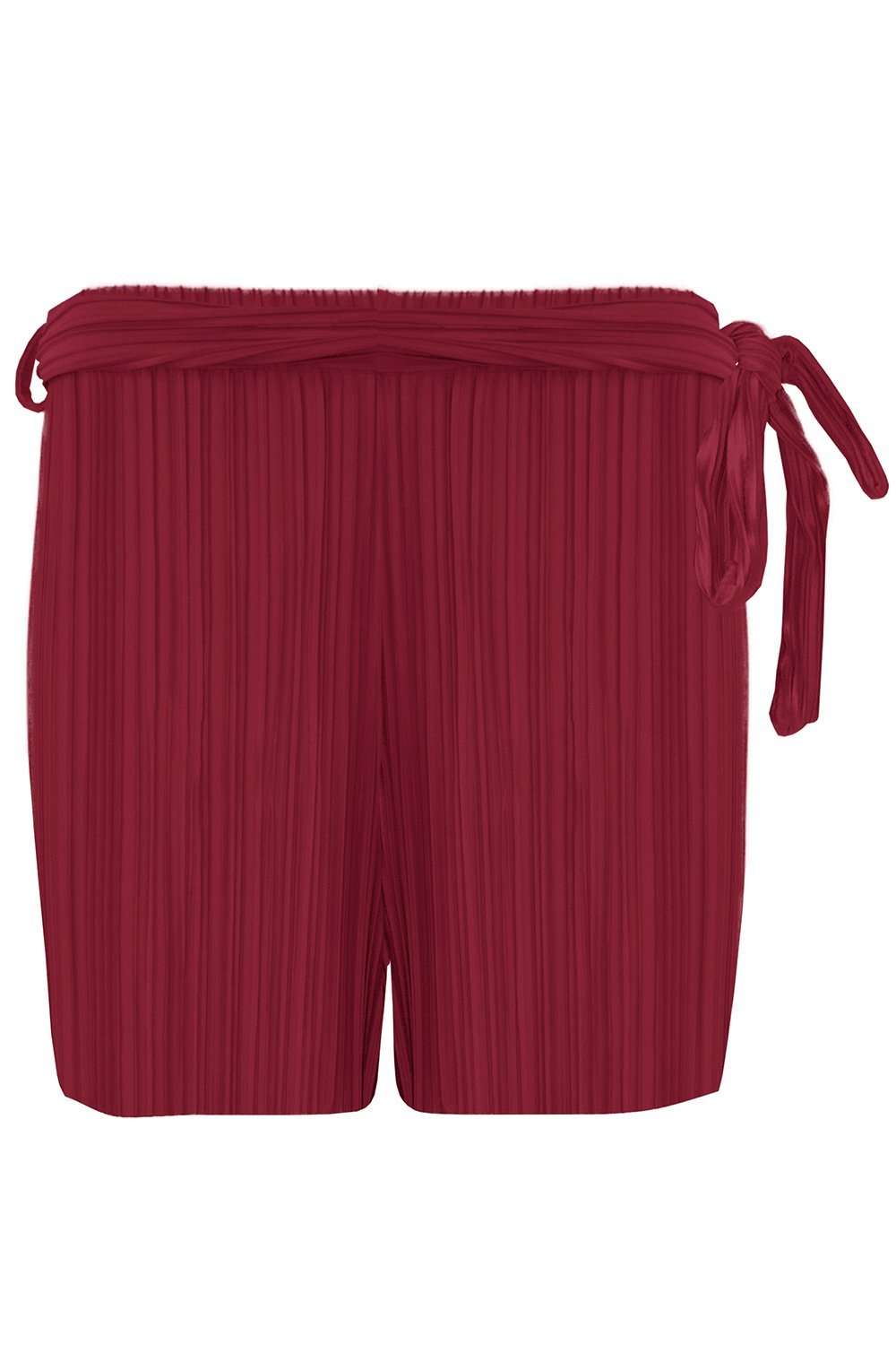 Nikki High Waisted Paper Bag Pleated Shorts - bejealous-com