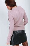 Olivia Long Sleeve Frill Knitted Jumper - bejealous-com