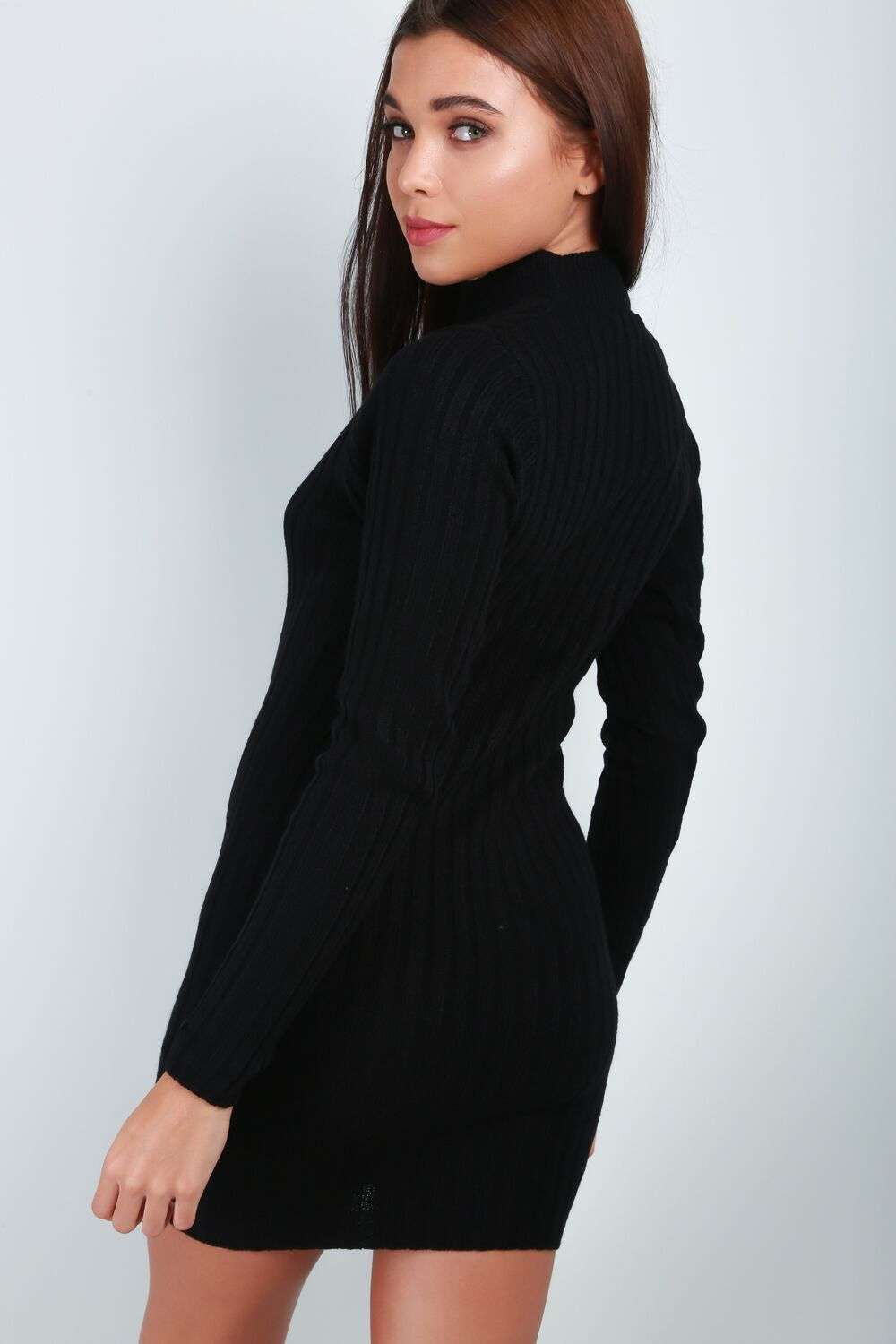 Orla Choker Neck Bodycon - bejealous-com