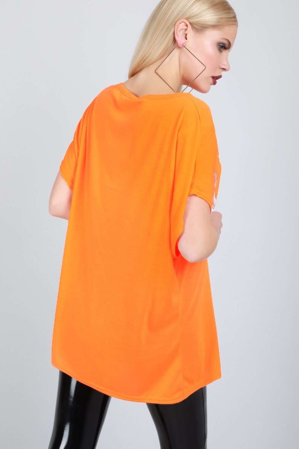 Oversized Scary Smile Baggy Halloween Tshirt - bejealous-com