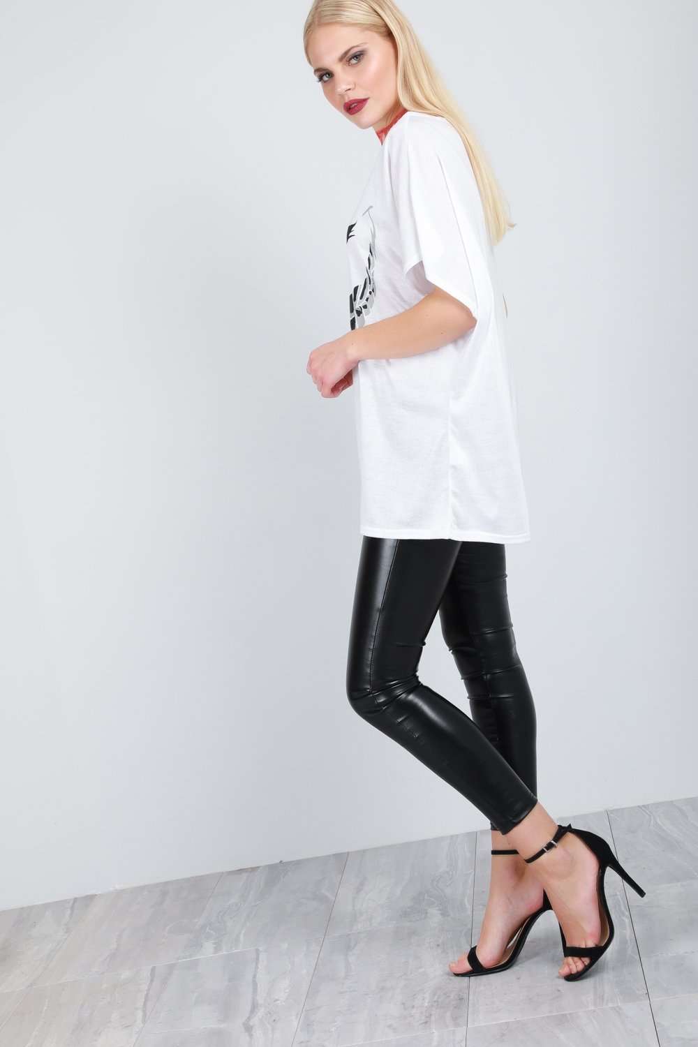 Oversized Scary Smile Baggy Halloween Tshirt - bejealous-com
