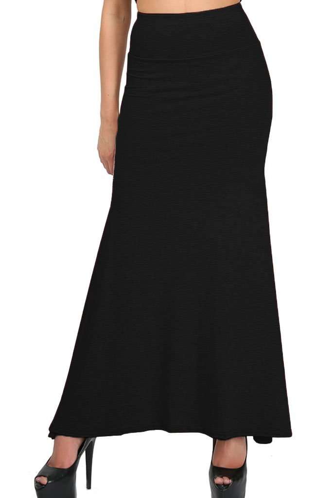 Paris High Waist Floaty Maxi Skirt - bejealous-com