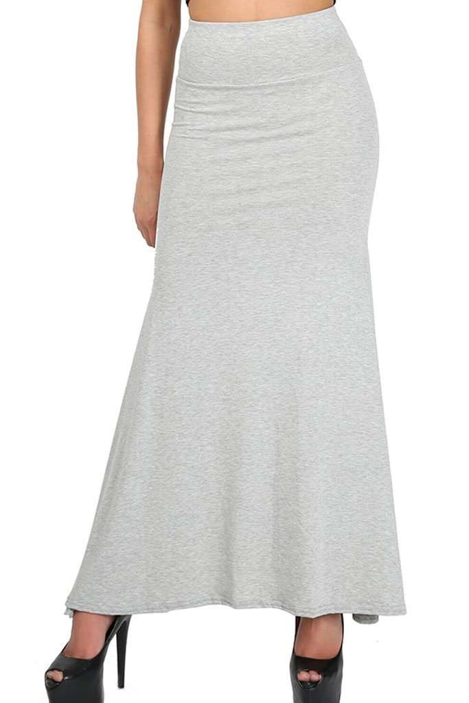 Paris High Waist Floaty Maxi Skirt - bejealous-com