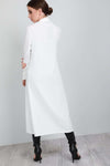 Paris Long Sleeve Floral Embroidered Maxi Jacket - bejealous-com