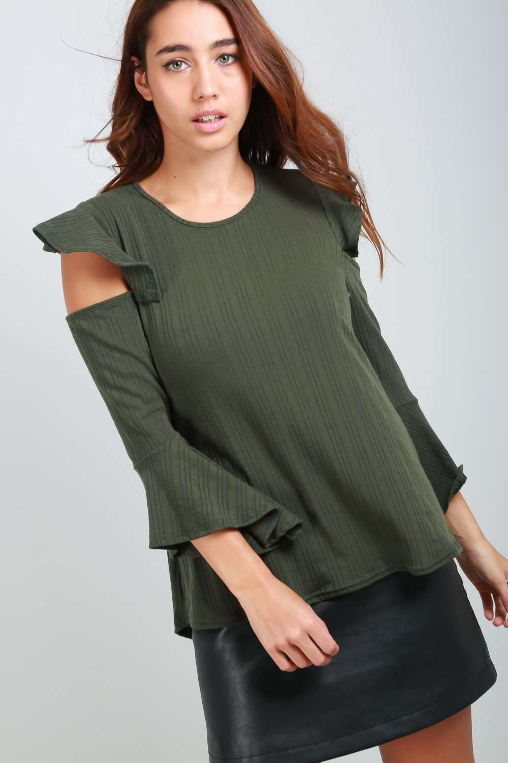 Phoebe Cold Shoulder Top - bejealous-com