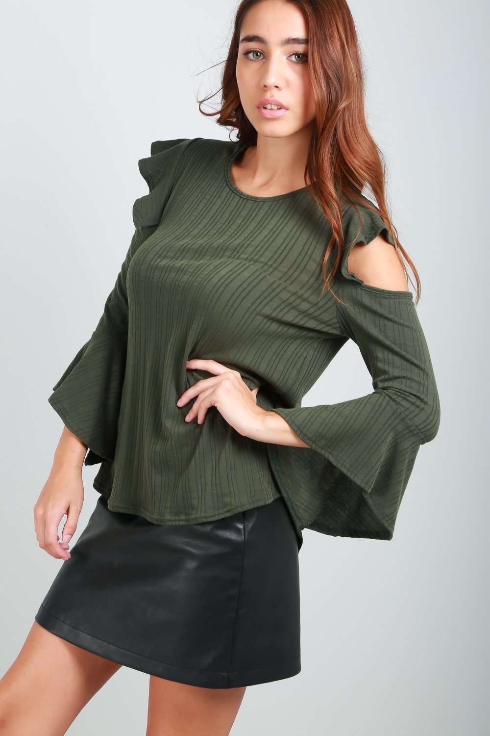 Phoebe Cold Shoulder Top - bejealous-com