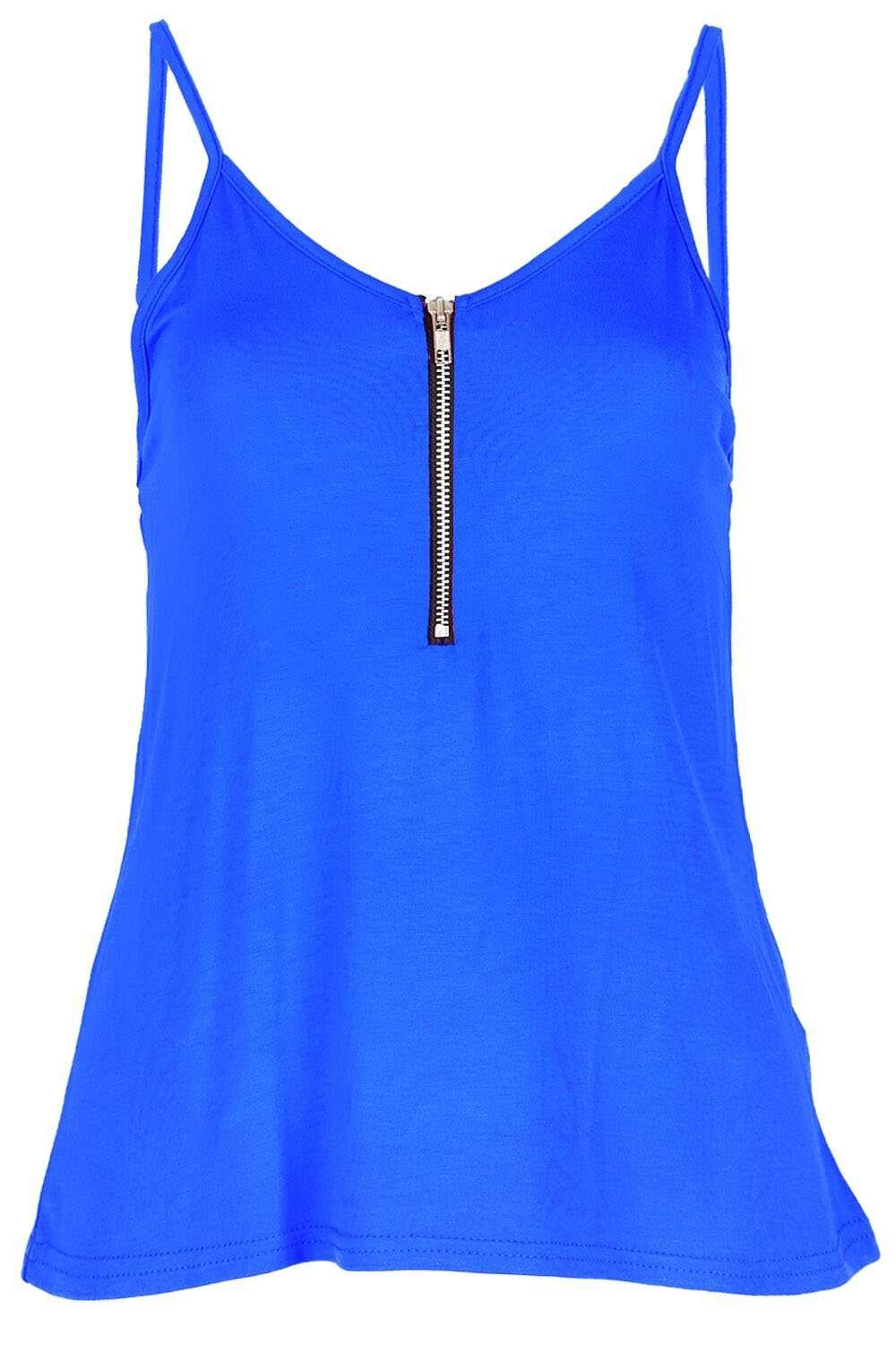 Plain Beige Strappy Basic Jersey Cami Swing Top - bejealous-com