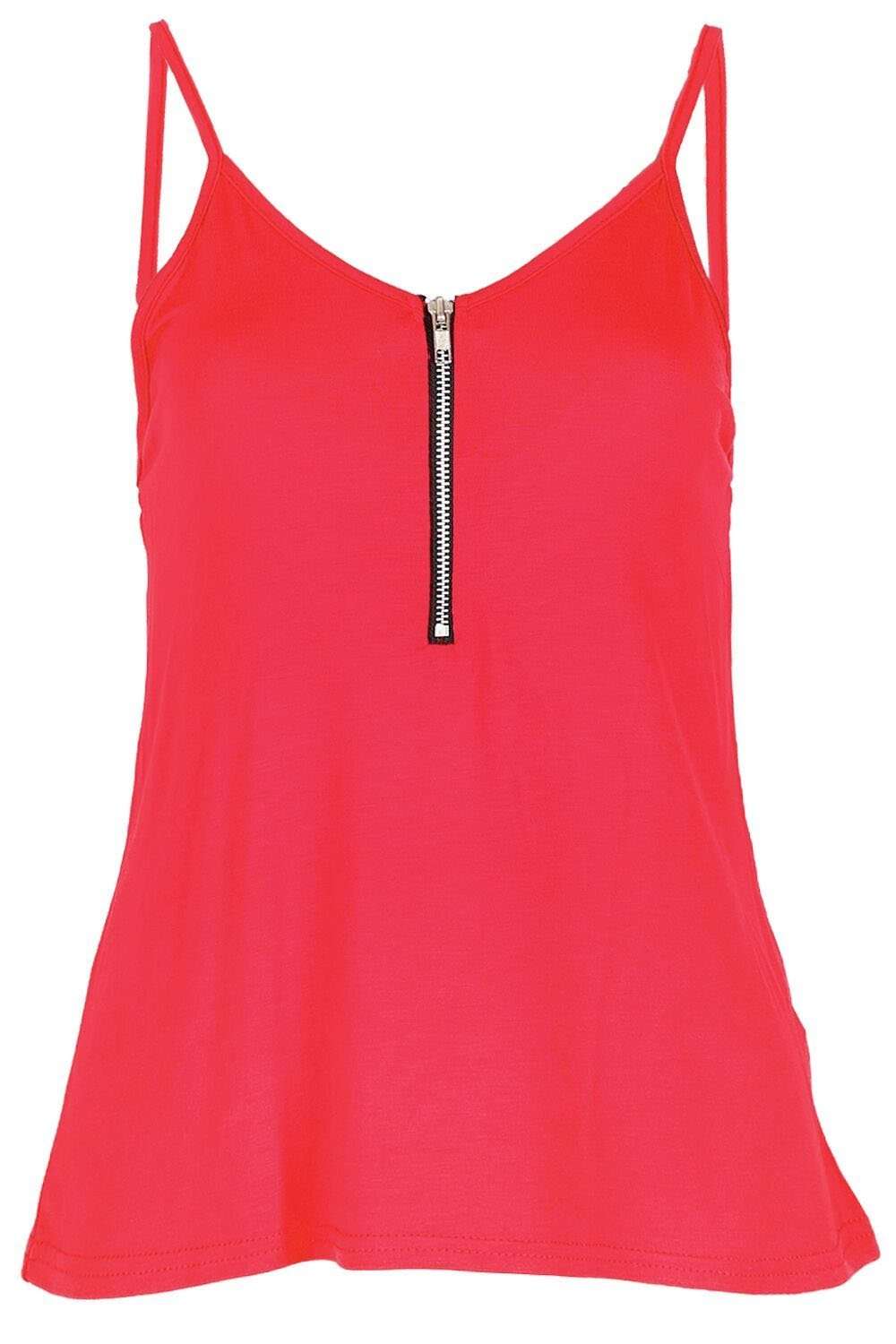 Plain Beige Strappy Basic Jersey Cami Swing Top - bejealous-com