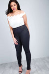 Plus Size Stretch Fit Skinny Jeggings - bejealous-com