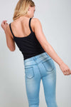 Reena Ribbed Knitted Basic Vest Top - bejealous-com