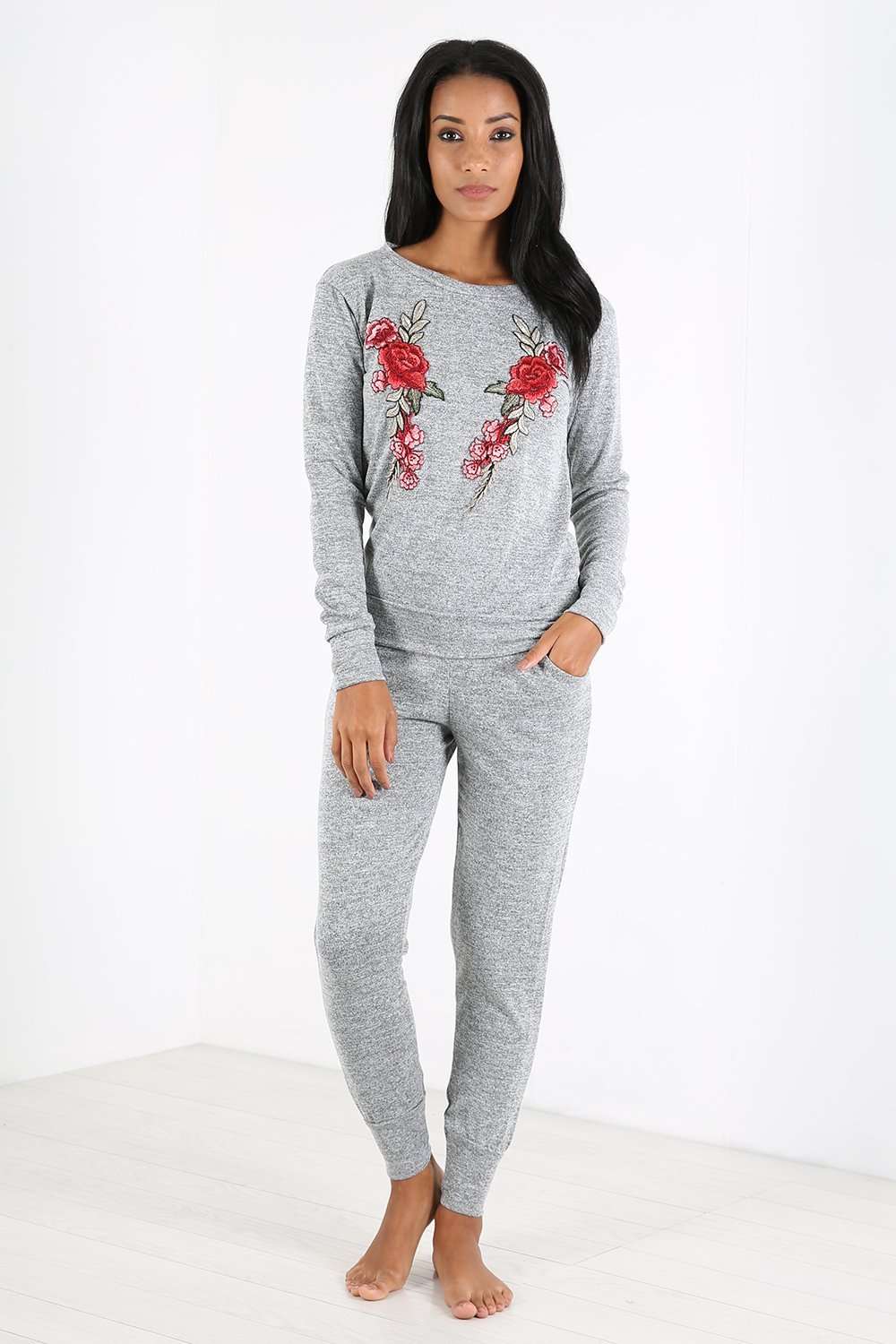 Ria Floral Embroidered Coord - bejealous-com