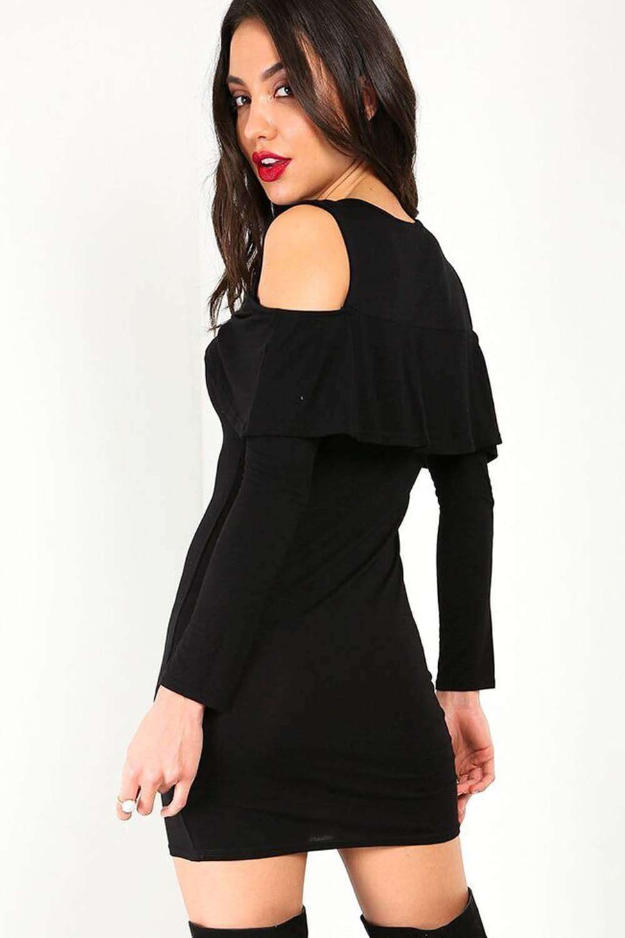 Ricki Cold Shoulder Bodycon - bejealous-com