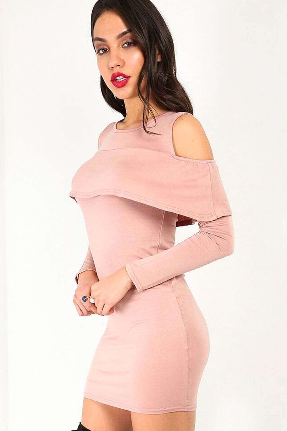 Ricki Cold Shoulder Bodycon - bejealous-com