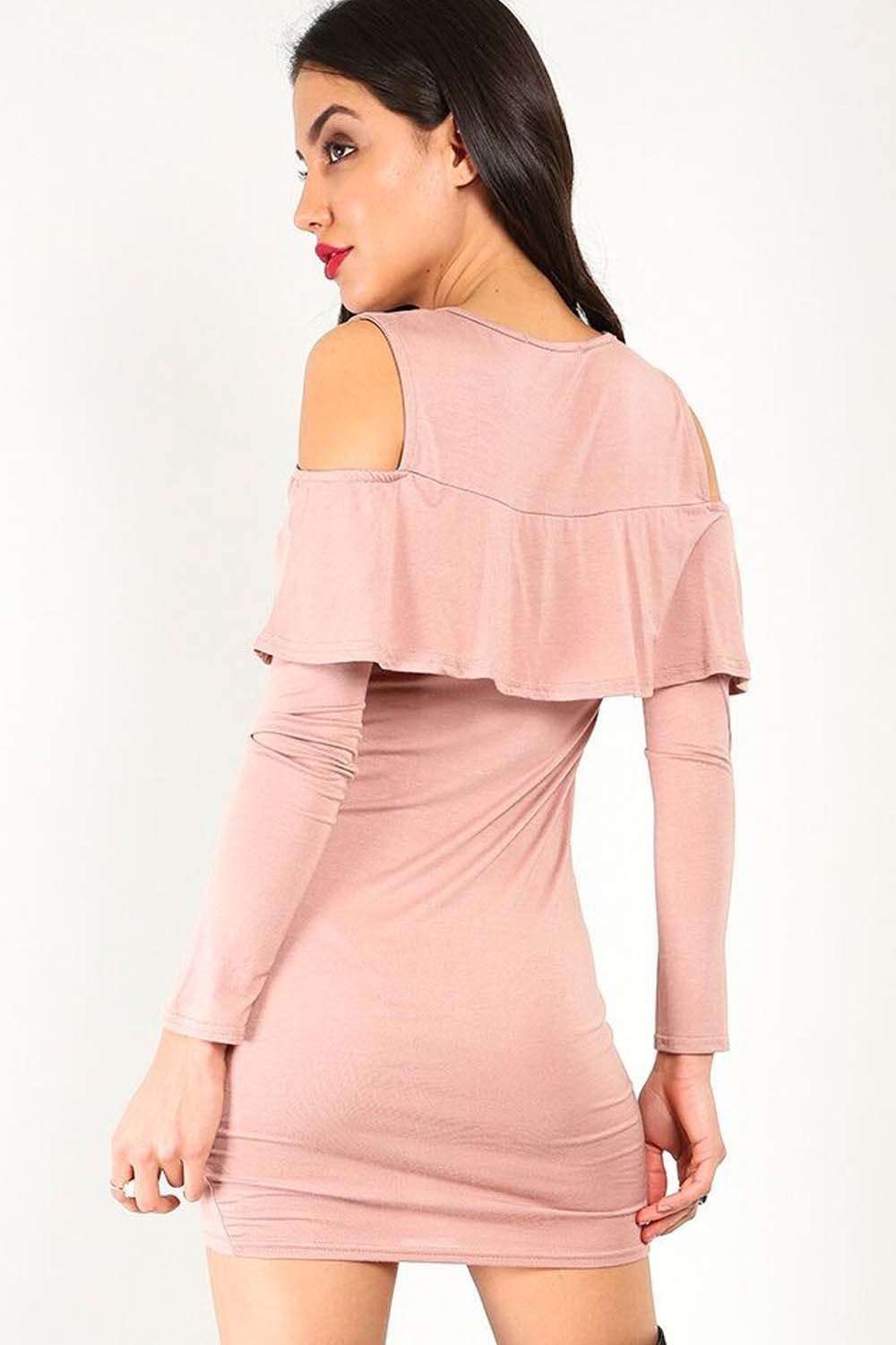 Ricki Cold Shoulder Bodycon - bejealous-com