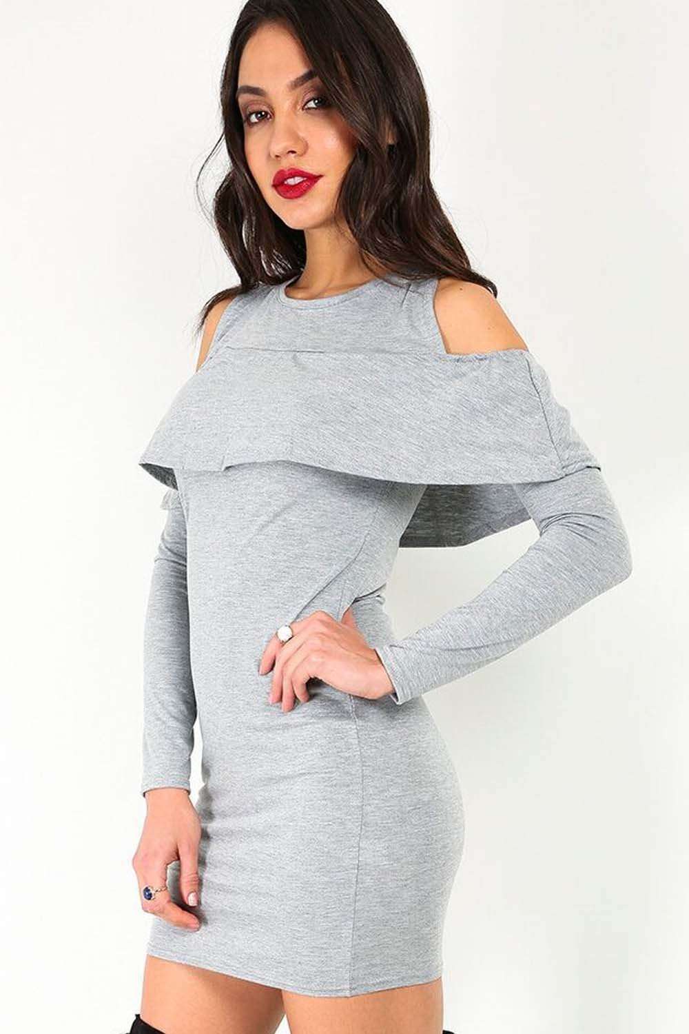 Ricki Cold Shoulder Bodycon - bejealous-com
