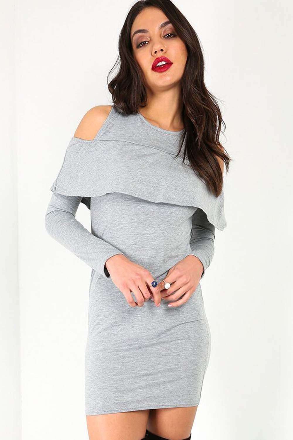 Ricki Cold Shoulder Bodycon - bejealous-com