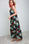 Rita Strappy Floral Print Maxi Dress - bejealous-com