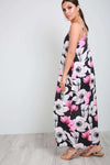 Rita Strappy Floral Print Maxi Dress - bejealous-com
