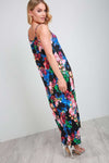 Rita Strappy Tropical Print Maxi Dress - bejealous-com