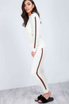 Rosie Side Striped Slim Fit Tracksuit - bejealous-com