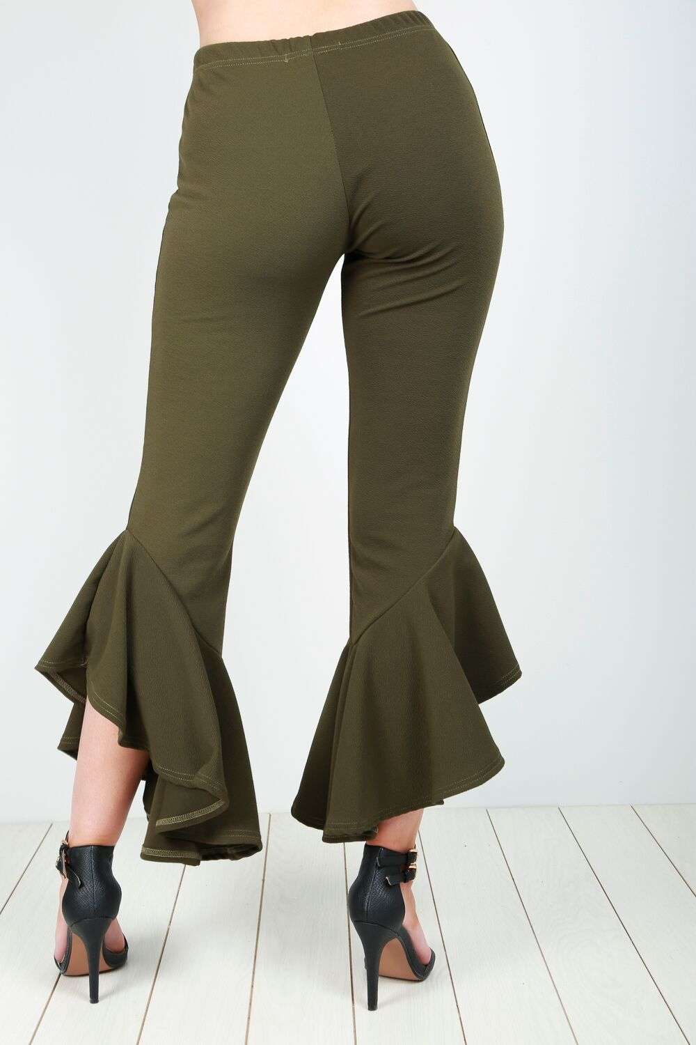 Ruby Frill Hem Trousers - bejealous-com