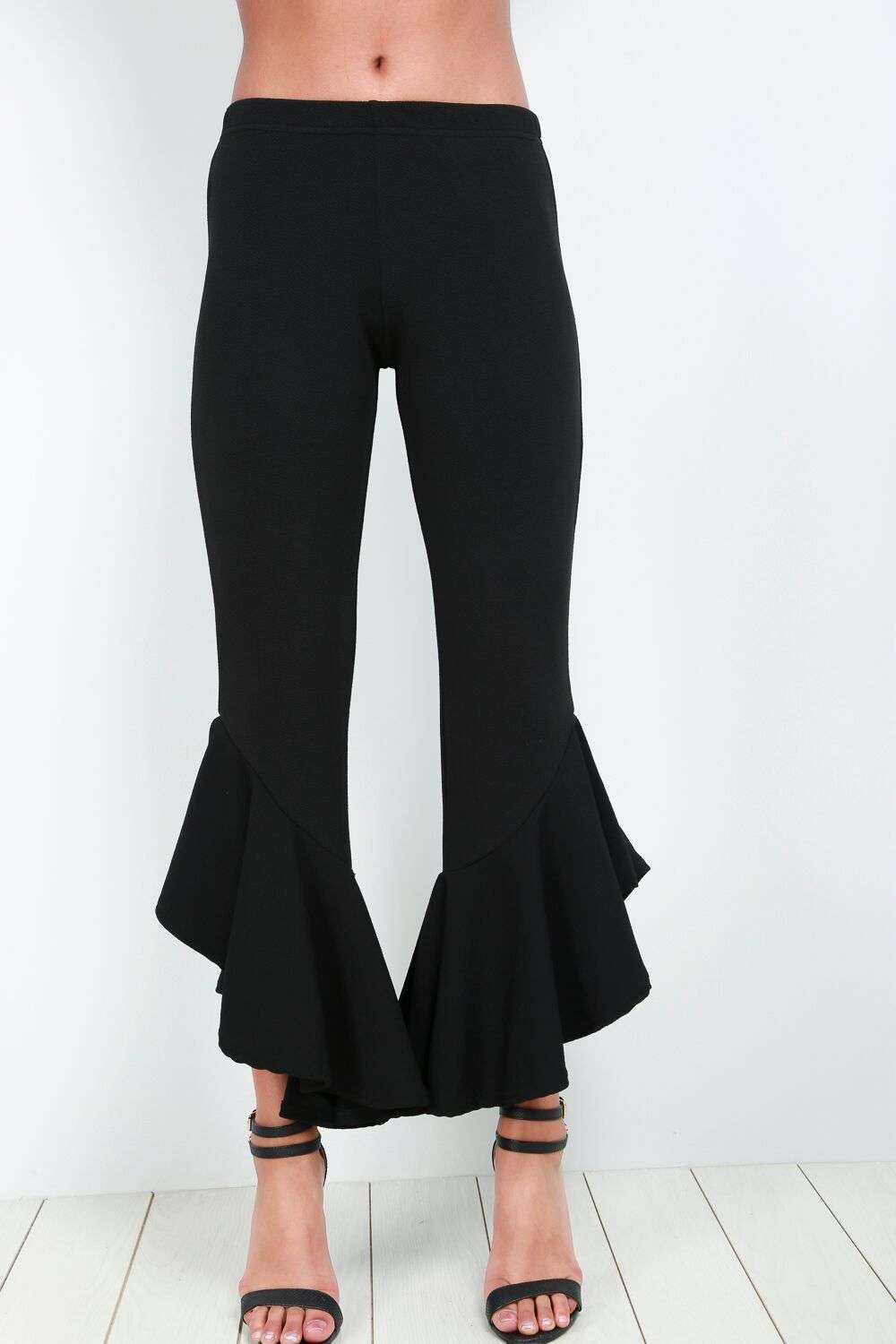 Ruby Frill Hem Trousers - bejealous-com