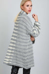 Sadie Oversized Chunky Knit Marl Cardigan - bejealous-com