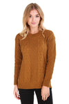 Sally Long Sleeve Cable Knit Oversized Jumper - bejealous-com