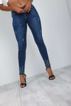 Sam Frayed Hem Skinny Jeans - bejealous-com