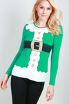 Santa Costume Long Sleeve Top - bejealous-com