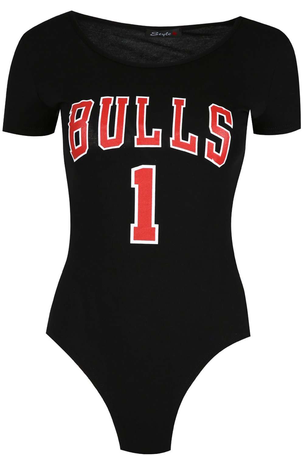 Sara Bulls Slogan Print Bodysuit - bejealous-com