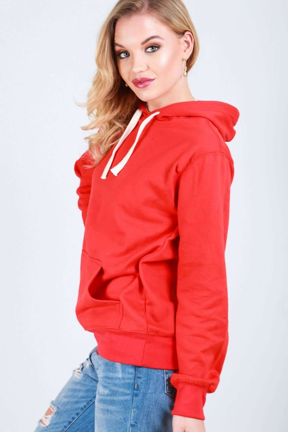 Sarah Long Sleeve Drawstring Hoodie - bejealous-com