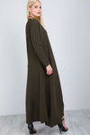 Saskia Long Sleeve Waterfall Maxi Cardigan - bejealous-com