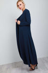 Saskia Long Sleeve Waterfall Maxi Cardigan - bejealous-com