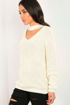 Sassiah Choker Neck Jumper - bejealous-com