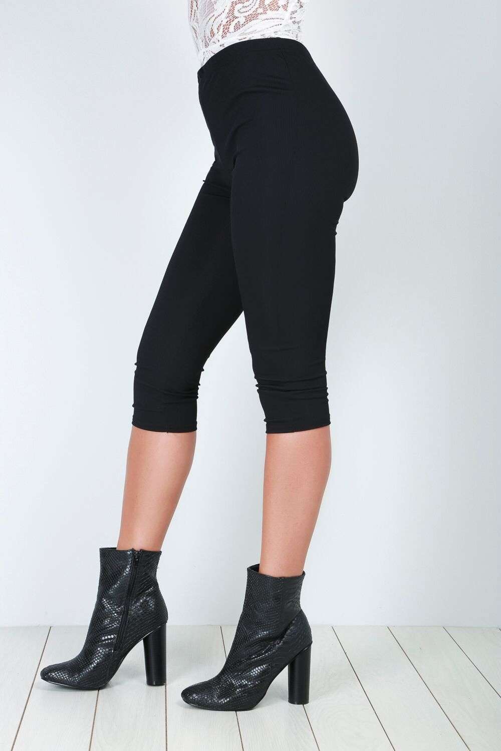 Sophie Cropped Jersey Leggings - bejealous-com