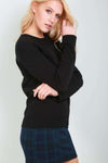 Sophie Long Sleeve Button Neck Cable Knitted Jumper - bejealous-com