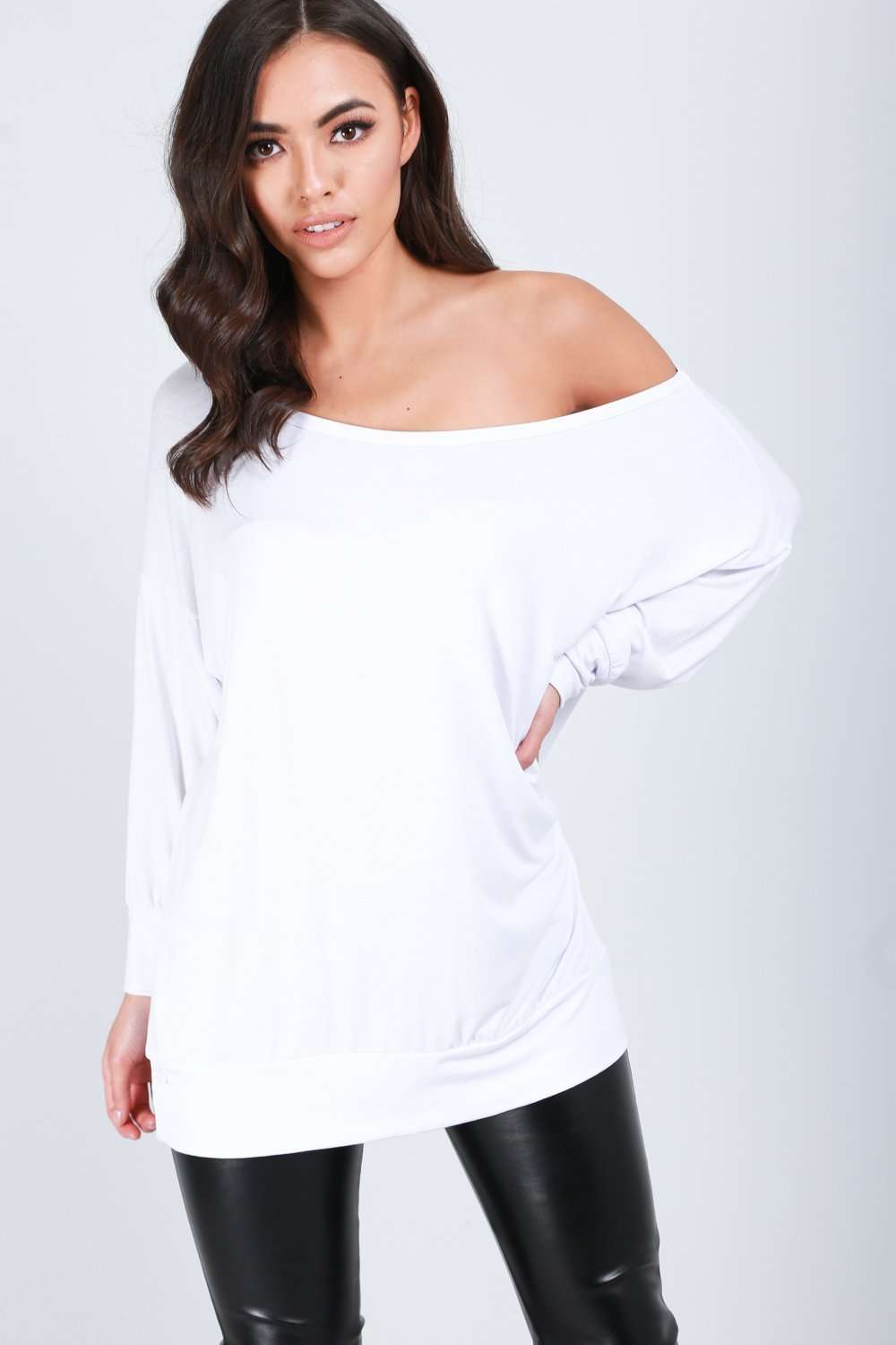 Sophie Off Shoulder Long Sleeve Top - bejealous-com