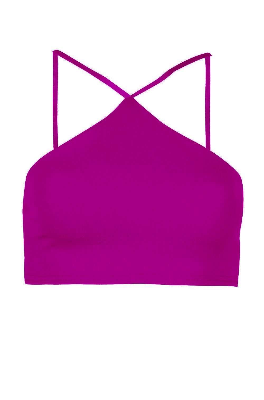 Srappy Racer Back Basic Crop Top - bejealous-com