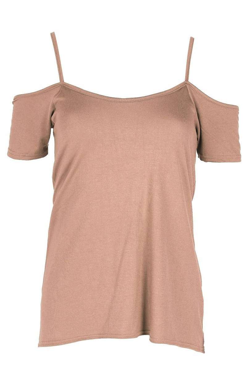 Strappy Red Tie Back Basic Jersey Cami Top - bejealous-com