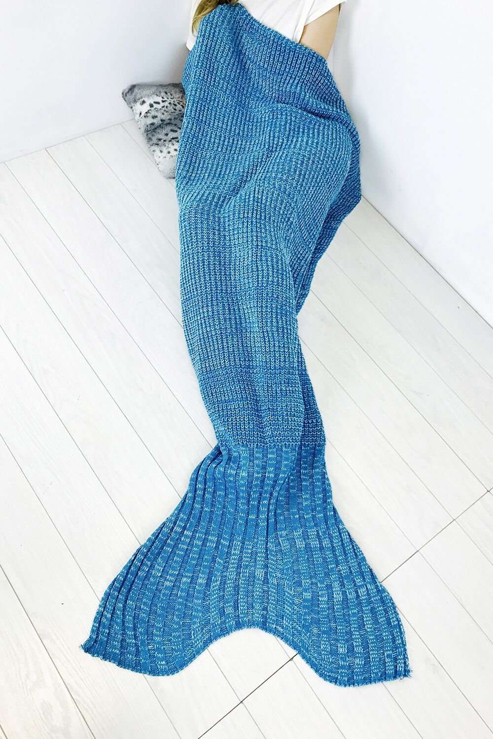 Super Soft Fish Tail Mermaid Knitted Blanket - bejealous-com