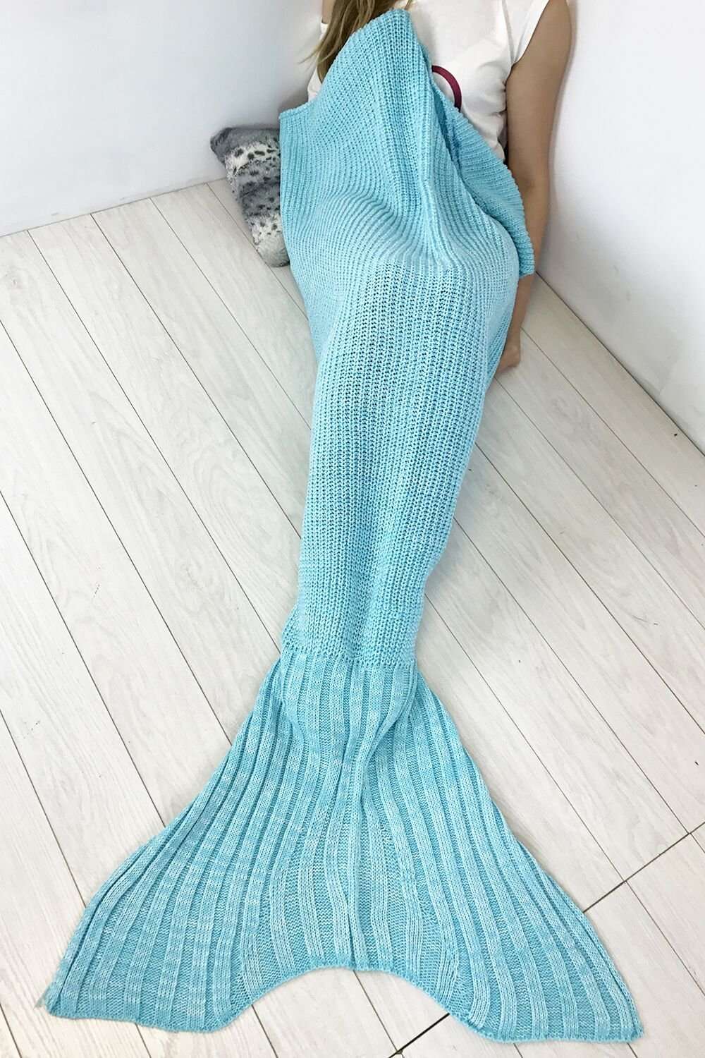 Super Soft Fish Tail Mermaid Knitted Blanket - bejealous-com