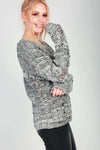 Talliah Ripped Knitted Jumper - bejealous-com