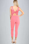 Tess Floral Lace Jumpsuit - bejealous-com